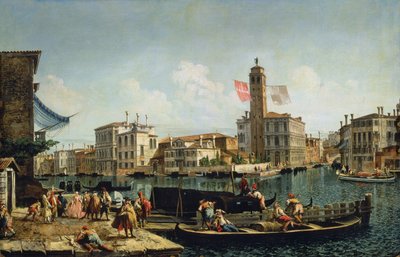 The Canal Grande and S. Geremia, Venice by Michele Marieschi